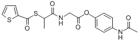 CAS#: 84856-27-9， N-(1-Oxo-2-((2-Thienylcarbonyl)Thio)Propyl)-Glycine 4-(Acetylamino)Phenyl Ester