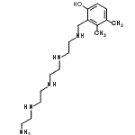 CAS#: 84878-45-5， 2-(13-Amino-2,5,8,11-tetraazatridec-1-yl)-3,4-dimethylphenol