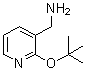 结构式 CAS# 849021-22-3, 3-(氨基甲基)-2-叔丁氧基吡啶