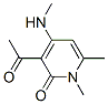 CAS#: 84912-08-3， 3-Acetyl-1,6-Dimethyl-4-(Methylamino)-2-Pyridone