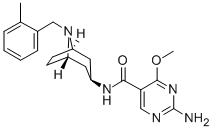 CAS#: 84923-23-9， 2-Amino-4-Methoxy-N-(8-(2-Methylbenzyl)-3-beta-Nortropanyl)-5-Pyrimidinecarboxamide