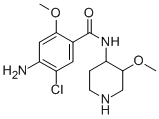 CAS#: 84946-16-7， 4-Amino-5-chloro-2-methoxy-N-(3-methoxy-4-piperidyl)benzamide