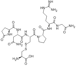CAS#: 84953-77-5， (3-1')-Disulfide Cys(6)-Argipressin (4-9)
