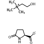 CAS#: 84962-41-4， 2-Hydroxy-N,N,N-trimethylethanaminium (2S)-5-oxo-2-pyrrolidinecarboxylate