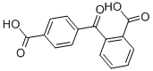 structure of CAS# 85-58-5, Benzophenone-2,4'-Dicarboxylic Acid;2-[(4-Carboxyphenyl)-Oxomethyl]Benzoic Acid;2-(4-Carboxyphenyl)Carbonylbenzoic Acid;Aids-018144