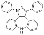 CAS#: 85008-85-1， 1,3a,8,12b-Tetrahydro-1,3-Diphenyldibenzo(b,f)Pyrazolo(3,4-d)Azepine