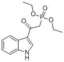 结构式 CAS# 850231-86-6, [2-(吲哚-3-基)-2-氧代乙基]膦酸二乙酯