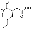 结构式 CAS# 850411-21-1, (R)-2-丁基琥珀酸 1-甲基酯