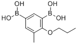 structure of CAS# 850568-70-6, 5-Methyl-4-Propoxy-1,3-Phenylenebisboronic Acid;5-METHYL-4-PROPOXY-1,3-PHENYLENEBISBORONIC ACID;5-Methyl-4-Propoxy-1,3-Phenylenediboronic Acid