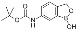 结构式 CAS# 850568-79-5, 6-(叔丁氧羰基-氨基)-1-羟基-2,1-苯并氧杂环戊硼烷