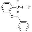 结构式 CAS# 850623-44-8, (2-苄基氧基苯基)三氟硼酸钾
