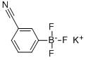 structure of CAS# 850623-46-0, Potassium (3-Cyanophenyl)Trifluoroborate;POTASSIUM (3-CYANOPHENYL)TRIFLUOROBORATE