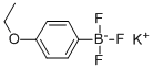 structure of CAS# 850623-60-8, Potassium (4-Ethoxyphenyl)Trifluoroborate;POTASSIUM (4-ETHOXYPHENYL)TRIFLUOROBORATE