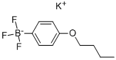 structure of CAS# 850623-61-9, Potassium (4-Butoxyphenyl)Trifluoroborate;Potassium (4-Butoxyphenyl)Trifluoroborate 96%;Potassium(4-Butoxyphenyl)Trifluoroborate96%;POTASSIUM (4-N-BUTOXY)PHENYLTRIFLUOROBORATE