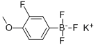 structure of CAS# 850623-62-0, Potassium (3-Fluoro-4-Methoxyphenyl)Trifluoroborate;POTASSIUM (3-FLUORO-4-METHOXYPHENYL)TRIFLUOROBORATE