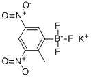结构式 CAS# 850623-72-2, (3,5-二硝基-2-甲基苯基)三氟硼酸钾