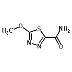 CAS#: 85089-86-7， 5-Methoxy-1,3,4-thiadiazole-2-carboxamide