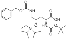 CAS#: 850996-85-9， (2S,4S)-5-Benzyloxycarbonylamino-2-Tert-Butoxycarbonylamino-4-Triisopropylsilanyloxy-Pentanoic Acid