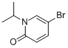 结构式 CAS# 851087-08-6, 5-溴-1-异丙基吡啶-2(1H)-酮
