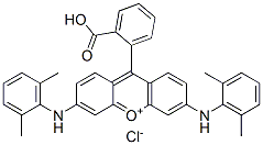 CAS#: 85117-96-0， 9-(2-Carboxyphenyl)-3,6-Bis[(2,6-Dimethylphenyl)Amino]-Xanthylium Chloride (1:1)
