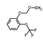 结构式 CAS# 851341-36-1, 1-(甲氧基甲氧基)-2-(三氟甲氧基)苯