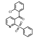 CAS#: 851444-85-4， (2-Chlorophenyl)[2-(phenylsulfonyl)-3-pyridinyl]methanone