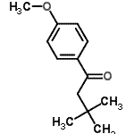 structure of CAS# 85157-92-2, 1-(4-Methoxyphenyl)-3,3-dimethyl-1-butanone;3,3-Dimethyl-4'-methoxybutyrophenone;MFCD03841079