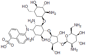 CAS#: 85166-09-2， Dansylparomomycin