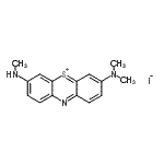 CAS#: 85169-00-2， 3-(Dimethylamino)-7-(methylamino)phenothiazin-5-ium iodide