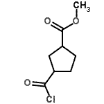 CAS#: 85174-63-6， Methyl 3-(chlorocarbonyl)cyclopentanecarboxylate