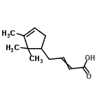 CAS#: 85187-20-8， 4-(2,2,3-Trimethyl-3-cyclopenten-1-yl)-2-butenoic acid