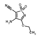 CAS#: 85194-91-8， 4-Amino-3-ethoxy-1,2-thiazole-5-carbonitrile 1,1-dioxide
