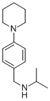 结构式 CAS# 852180-57-5, N-(4-哌啶-1-基苄基)丙-2-胺