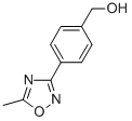 structure of CAS# 852180-61-1, [4-(5-Methyl-1,2,4-Oxadiazol-3-Yl)Phenyl]Methanol;Benzenemethanol, 4-(5-Methyl-1,2,4-Oxadiazol-3-Yl)-;[4-(5-METHYL-1,2,4-OXADIAZOL-3-YL)PHENYL]METHANOL;4-(5-Methyl-1,2,4-Oxadiazol-3-Yl)Benzoyl Alcohol