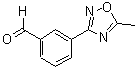结构式 CAS# 852180-68-8, 3-(5-甲基-1,2,4-恶二唑-3-基)苯甲醛