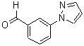 结构式 CAS# 852227-92-0, 3-(1H-吡唑-1-基)苯甲醛