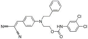 CAS#: 85223-05-8， 2-[[4-(2,2-Dicyanovinyl)Phenyl](2-Phenylethyl)Amino]Ethyl (3,4-Dichlorophenyl)Carbamate