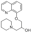 CAS#: 85239-19-6， alpha-((8-Quinolinyloxy)Methyl)-1-Piperidineethanol
