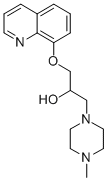 CAS#: 85239-22-1， 4-Methyl-alpha-((8-Quinolinyloxy)Methyl)-1-Piperazineethanol