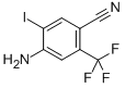 结构式 CAS# 852569-35-8, 4-氨基-5-碘-2-(三氟甲基)苯甲腈