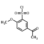 CAS#: 85276-41-1， 5-Acetyl-2-methoxybenzenesulfonyl chloride