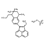 CAS#: 85283-88-1， 1-Ethyl-2-[1-(2-hydroxyethyl)-2,2,4-trimethyl-1,2,3,4-tetrahydro-6-quinolinyl]benzo[cd]indolium methyl sulfate