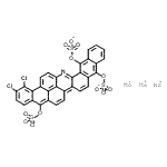 CAS#: 85371-60-4， Trisodium 1,2-dichloroanthra[2,1,9-mna]naphtho[2,3-h]acridine-5,10,15-triyl trisulfate