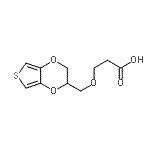 CAS#: 853799-71-0， 3-(2,3-Dihydrothieno[3,4-b][1,4]dioxin-2-ylmethoxy)propanoic acid
