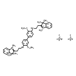 CAS#: 85391-36-2， 2,2'-[(3,3'-Dimethoxy-4,4'-biphenyldiyl)bis(imino-2,1-ethanediyl)]bis(1,3,3-trimethyl-3H-indolium) ditetrafluoroborate