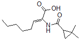 CAS#: 85394-14-5， (Z)-2-[(2,2-Dimethylcyclopropanecarbonyl)amino]oct-2-enoic acid