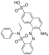 CAS#: 85455-40-9， 6-Amino-5-[[2-[(Ethylphenylamino)Sulphonyl]Phenyl]Azo]Naphthalene-2-Sulphonic Acid