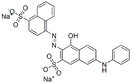 CAS#: 85455-46-5， Disodium 4-[[1-Hydroxy-6-(Phenylamino)-3-Sulphonato-2-Naphthyl]Azo]Naphthalenesulphonate