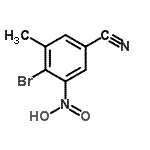 CAS#: 854627-73-9， 4-Bromo-3-methyl-5-nitrobenzonitrile