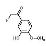 CAS#: 85465-61-8， 2-Fluoro-1-(3-hydroxy-4-methoxyphenyl)ethanone
